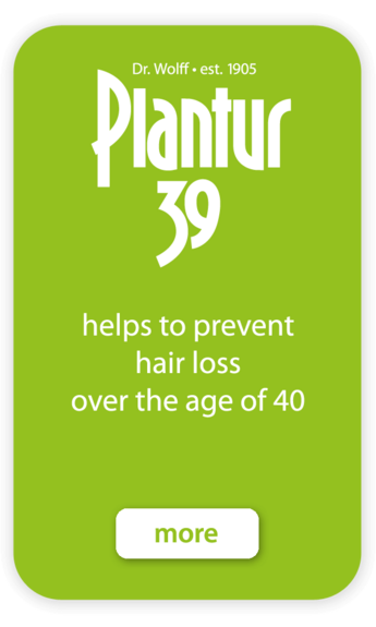 Plantur 39 - helps to prevent hair loss over the age of 40