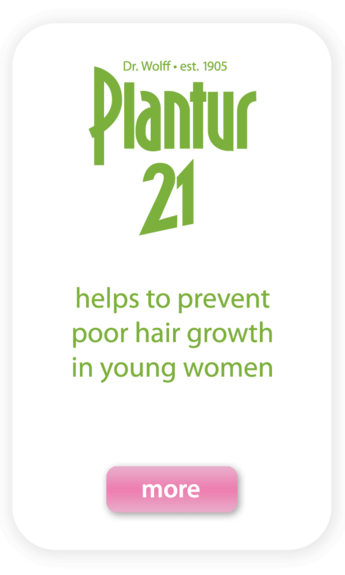 Plantur 21 - helps to prevent poor hair growth in young women